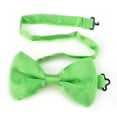 thumbnail image 1 of TopTie Nœud Papillon en Satin Vert Lime Uni Formel pour Homme, 1 of 5