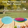 thumbnail image 5 of Imperial Home 10" Plastic Reusable Dinner Plates - 4 Piece, 5 of 8