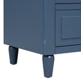 thumbnail image 5 of Glavbiku Modern 3 Drawer Nightstand,Wood Cabinet for Bedroom,Blue,Adult, 5 of 12