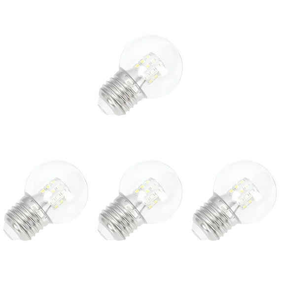 HIBIBUD 4pcs Smart 7W E27 Light Bulb Replacement Chandelier Bulb Globe Light Bulb