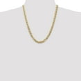 thumbnail image 4 of 14K Yellow Gold Anchor Chain Styles Necklace 22 inch 7 mm Concave with Lobster Clasp, 4 of 4