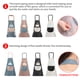 thumbnail image 5 of Delantal Delantal sin mangas de PVC ajustable Correa de bolsillo Babero de cocina Accesorio de cocina, Tipo 1, Rosa Advancent HA003455-02, 5 of 6
