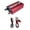 Rouge, variante sur SuoKom Onde Sinusoïdale Pure 300W Power Onduleur 12V vers Ac 220V Prise de Voiture Adaptateur d'Onduleur Convertisseur de Puissance avec Ports de Charge Usb 2A et 2 Pinces de Batterie Vert