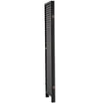 thumbnail image 3 of Oriental Furniture 6 ft. Tall Wooden Louvered Room Divider Black 3 Panel, 3 of 6