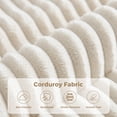 thumbnail image 2 of HipyMo 134" U-Shaped Cloud Sofa, Compression Boneless Sectional Sofa Couch for Guest Room Living Room, No Assembly, Beige, 2 of 8