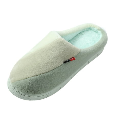 

knqrhpse slippers for women Mens Cute Bowknot Warm Cotton Soft Plush Home Indoor Outdoo womens slippers house slippers for women
