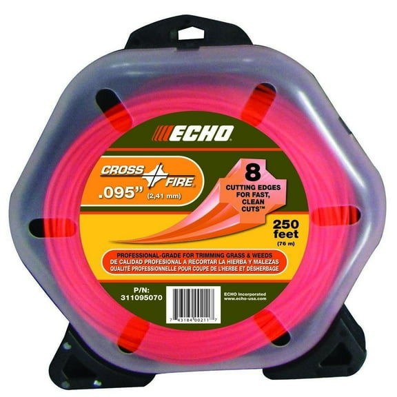 Echo Original Equipment Cross-Fire Trimmer Line, .095 Line 250 ft. Large Clam - 311095070