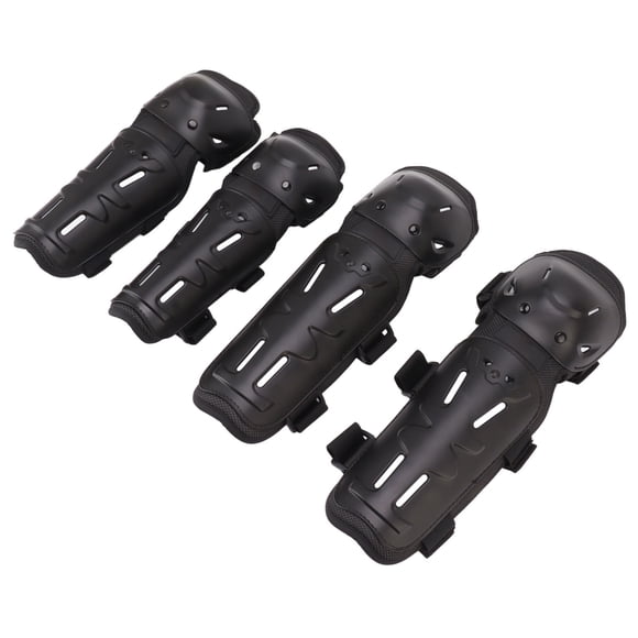 Rodilleras de codo para motocicleta, protectores de rodilla ajustables para adulto, para ciclismo de carreras y Motocross, 4 Uds.