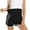 Black, variant on HUPOM Maternity Workout Shorts Women Women's Pants Shorts High Short Athletics Work with Pockets Beach Wide-Leg Baggy Fit Pajamas size 6