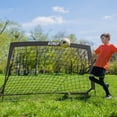 thumbnail image 6 of Kid Soccer Goal for Backyard 6x4FT Large Portable Soccer Net Folding Practice Training Equipment with Carrying Bag for Outdoor Black, 6 of 8