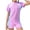 d2:Pink, variant on Lutiedan Boys Girls Rash Guard Set Short Sleeve 2 Piece Swimsuits Color Block Beach Bathing Suits with Trunks Quick Dry Swim Shirts 3-16 Years