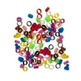 thumbnail image 2 of Anillos de pie de paloma Etiquetas bandas de piernas de pájaros marcadores marcadores de identificación de color aleatorio Bandas de pierna para estilo C, 2 of 8