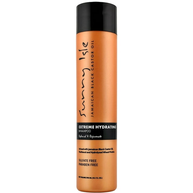Sunny Isle Shampooing Extra Sombre à l'Huile de Ricin Noire Jamaïcaine