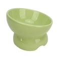 thumbnail image 1 of Ceramic Raised Cat Bowls With Neck Protection, Stress Free, Dishwasher Microwave Safe, 1 of 8