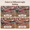thumbnail image 7 of Design&I 5'x7' Ultra Soft Area Rug, Stripes Border Bold Track Loops Badges Car Vintage Checkered Playful Expressive None Fluffy Washable Non Shedding for Bedroom Living Room Home Office, 7 of 7