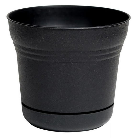 5 in. Saturn Planter, Black