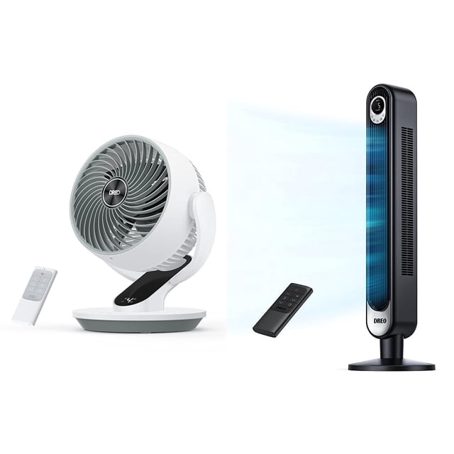 Ventilador Dreo Cruiser Pro T1 oscilante sin aspas de 42 pulgadas