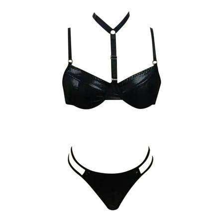 CZSCPDAW Lingerie For Women Sexy Lace Plus Size Underwear Pajamas Women s Robe Lingerie Mesh Nightgown Women Sexy Leather Sleepwear Lingerie Underwear Nightdress