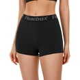 thumbnail image 2 of Roadbox Compression Shorts Women 3" Volleyball Shorts with Pockets Cool Dry for Running Workout Yoga Cycling Swimming Dance, 2 of 5