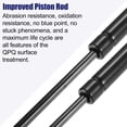 thumbnail image 4 of Unique Bargains 2 Pcs Rear Tailgate Lift Support Gas Struts Gas Spring Shock for BMW 325i 2006 Sedan Black, 4 of 7