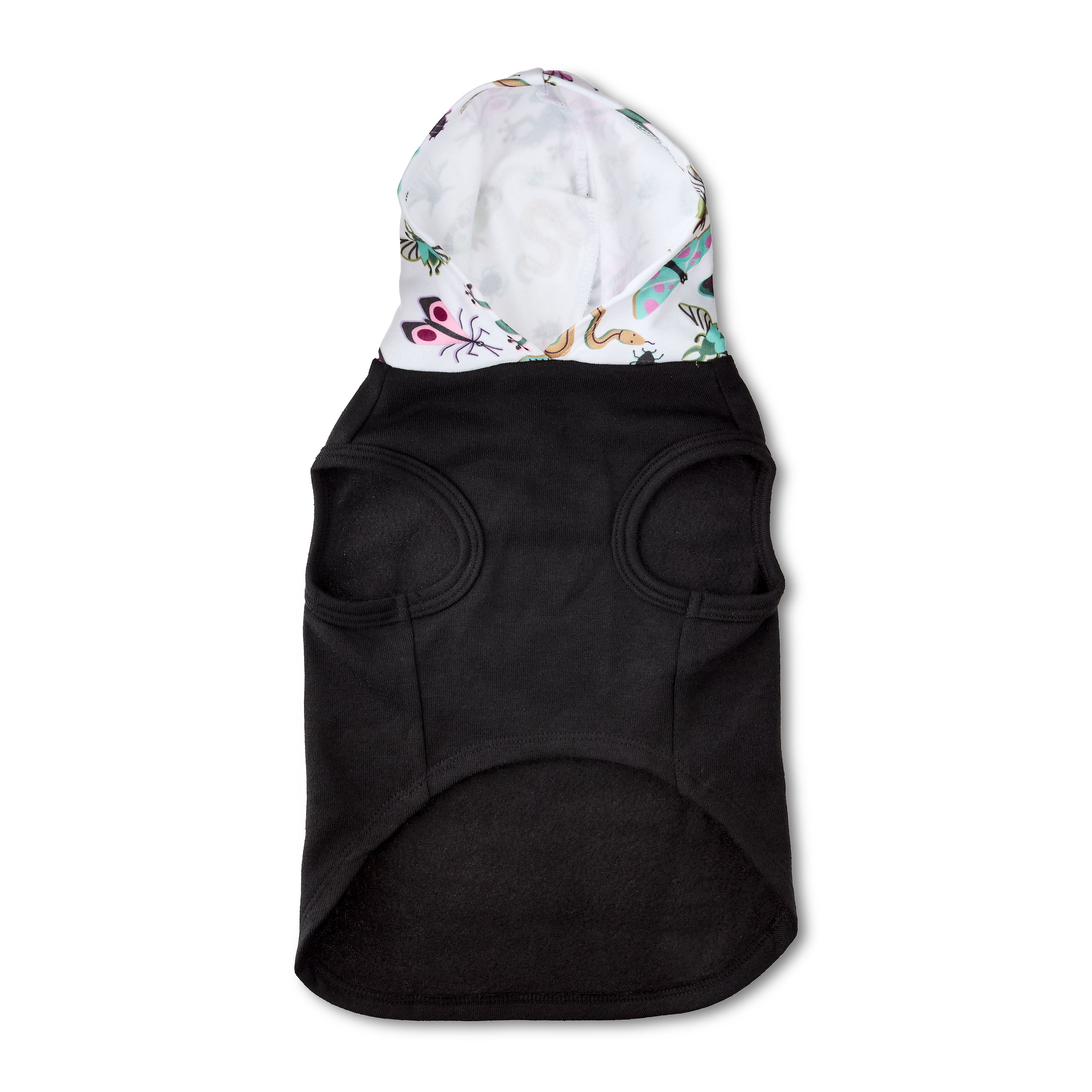 Vibrant Life Halloween Hoodie for Dogs & Cats, Little Bug-a-Boo, Black, Small
