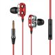 thumbnail image 1 of sweethay Auriculares con cable Interfaz de 3,5 mm Reducción de ruido Auriculares ergonómicos Juego de escucha de música Auriculares con micrófono Rojo Type3 NO3, 1 of 6