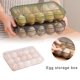 thumbnail image 2 of TQEHS Caja de almacenamiento de huevos Contenedores de almacenamiento de plástico con tapa Porta huevos portátil I3I8, 2 of 5