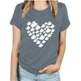 thumbnail image 1 of RKSTN Hauts pour Femmes 2024 Été Décontracté Ample Grande Taille Imprimé Graphique Lapin de Pâques Blouse Mode Col Rond Manches Courtes T-shirt, 1 of 4