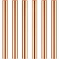 thumbnail image 1 of Varilla Redonda de Cobre Puro de 6 Uds., 3,94 Pulgadas de Longitud, 0,39 Pulgadas de Diámetro, Varilla de Metal Sólido Desnudo, Barra de Cobre, Barra de Torno en Stock, 1 of 7