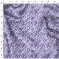 thumbnail image 4 of Soimoi Cotton Satin Spandex Purple Fabric By the Yard - 54 Inch Wide - Leaves Floral & Cat Animal Pattern Fabric - Botanical and Elegant Designs for Various Uses Printed Fabric, 4 of 6