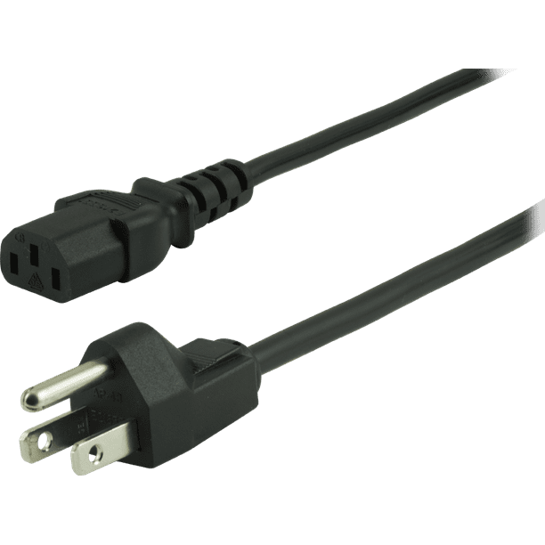 GE 10Ft AC Replacement Power Cord, Black, 34507