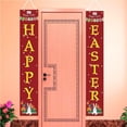 thumbnail image 4 of Easter Door Decoration Carrot Rabbit Colorful Egg Banner Decor Home Hanging Easter Day Ornament Welcome Spring Gift, 4 of 6