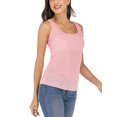 thumbnail image 2 of Women's Plus Size Summer Basic Essential Tank Performance Scoop neck Tank, 2 of 8
