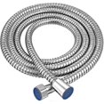 thumbnail image 2 of 3m Shower Hose, Stainless Steel Replacement Shower Pipe Extra Long Shower Hose With Washers, Chorme (3m/118inch), 2 of 5