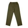 thumbnail image 6 of Kids Cargo Pants Boys Elastic Waist Drawstring Baggy Cargo Pants With Pocket Loose Fit Sweatpants Joggers Boys Pants Size 9-10 years, 6 of 7