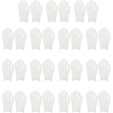 White Gloves White Gloves15 Pairs Moisturizing Gloves Inspection Gloves White Cotton Gloves Cotton Glove Liners for Men Women White Gloves Eczema Honey