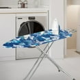 thumbnail image 2 of Kuiaobaty Non-Slip Ironing Board Cover Gradient Blue Butterfly Pattern Universal Stretchy Cover with Elasticized Edges and Hook and Loop Fastener Strap for Friends Home Decor, 2 of 5