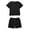 Black, variant on Boys Casual Outfit Soft Comfortable Two Piece Loungewear for Kids Playwear and Daily Wear Gab Boys Boy Two Piece Outfit Sports Attire for Boys Clothes for Boys Swear Suit Baby 3 Piece Outfit