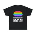 thumbnail image 3 of LGBT More Equality More Love Tshirts LGBTQ Gay Lesbian LGBT Plus Size Shirts for Women, 3 of 8