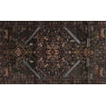 thumbnail image 1 of Ahgly Company Machine Washable Indoor Rectangle Contemporary Midnight Gray Area Rugs, 4' x 6', 1 of 7