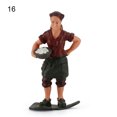 thumbnail image 1 of HEVIRGO Simulation Farmer Character Model Miniature Role Play Figure Educational Toys, 1 of 10
