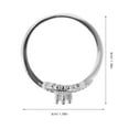 thumbnail image 4 of Evil Eye Finger Ring Opening Finger Ring Jewelry Stylish Unisex Rhinestone Eye Finger Ring, 4 of 8