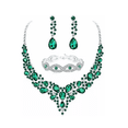 thumbnail image 1 of Conjunto De Joyas Para Mujer Collar Y Aretes Y Pulsera Joyas Luxuri 9323FG, 1 of 4