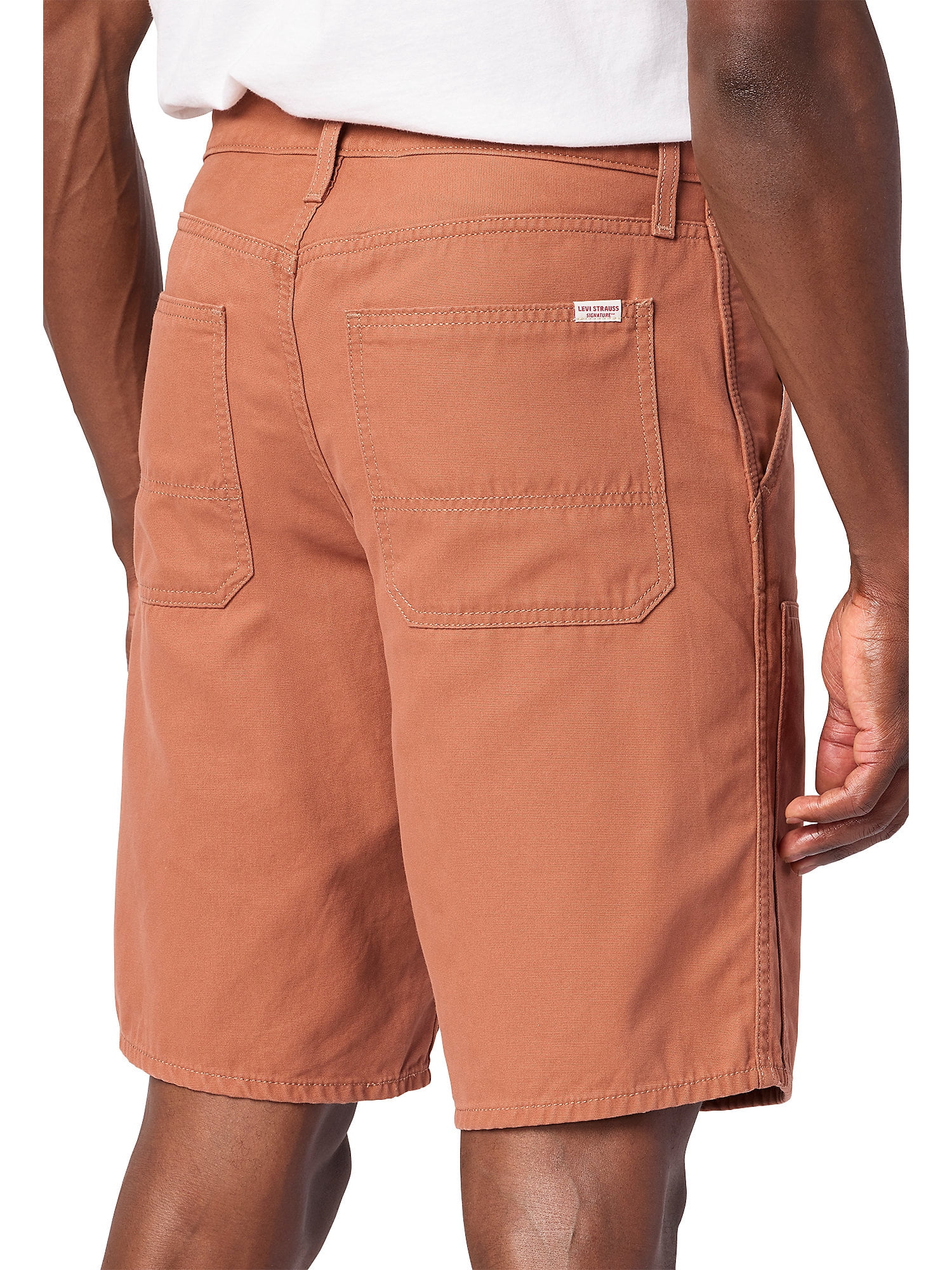 Levi Strauss Signature Men's and Big and Tall Double Knee Utility Shorts