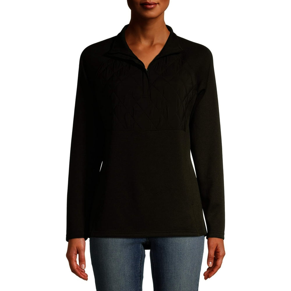 Avia Avia Women's Active Quilted 1/4 Zip Pullover