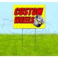 thumbnail image 1 of Custom Wheels (18" x 24") Yard Sign, Includes Metal Step Stake, 1 of 6