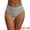 Gray, variant on Unique Bargains Women's Cotton High Waist Bright Trim Briefs M White