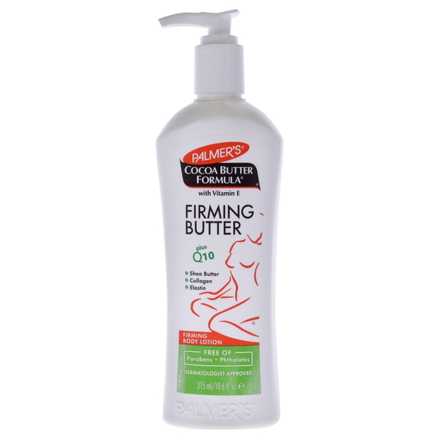 Loción corporal de mantequilla reafirmante de Palmers para mujeres - Loción corporal de 10.6 oz