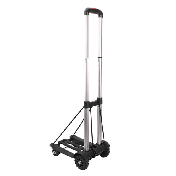 Carretilla De Mano, Carrito De Mano Versátil De aleación De Aluminio Con Carga De 40 Kg, 4 Ruedas Para El Hogar Todos Los Días