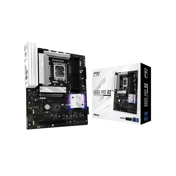 ASRock B860 Pro RS LGA 1851 Intel B860 SATA 6Gb/s DDR5 Intel Core Ultra ATX Motherboard